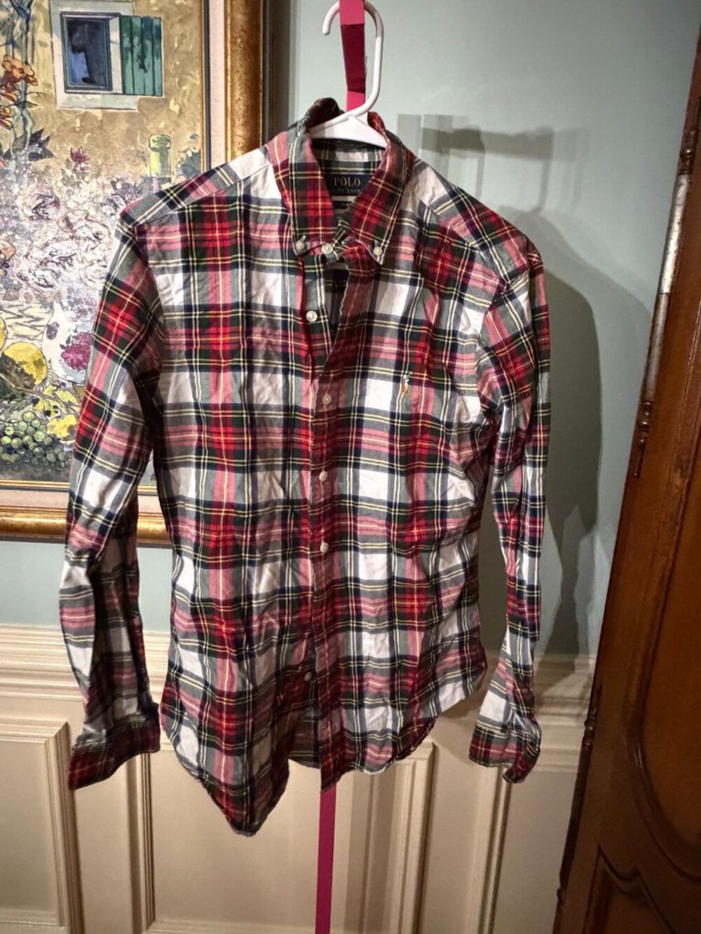 Polo Ralph Lauren Plaid Slim Fit Shirt Size S